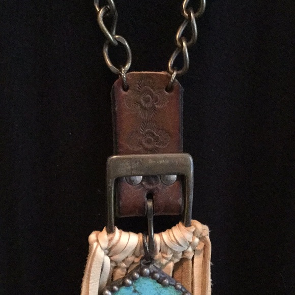 Sought After Belt Fringe Necklace - Picture 3 of 7